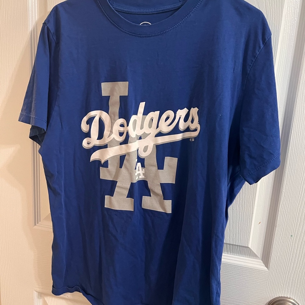 47 Brand Blue Dodgers Short Sleeve Tee